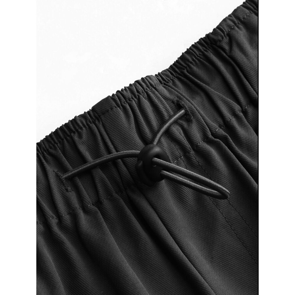 Cider Solid Drawstring Mid Waist Parachute Pants … - image 3